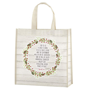 Jesus Is The Reason For The Season Laminated Tote Bag