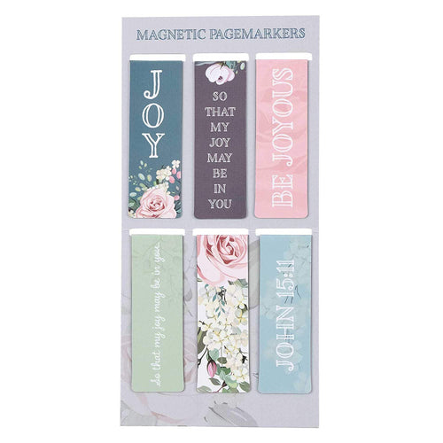 That My Joy May Be In You Magnetic Bookmarks Set