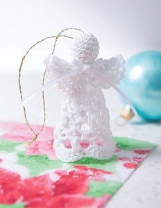 Retro Christmas Angel Ornaments Crochet Book