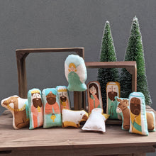 Joyful Joyful Cut & Sew Soft 12pc Nativity Set Jumbo Cotton Fabric Panel