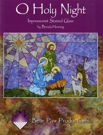 O Holy Night Impressionist Stained Glass Quilt Pattern
