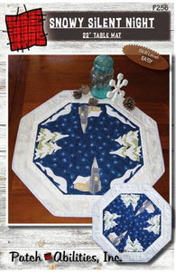 Snowy Silent Night Table Topper Pattern