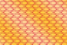 Our Father Ichthys Fish Orange Cotton Fabric