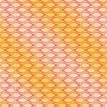 Our Father Ichthys Fish Orange Cotton Fabric