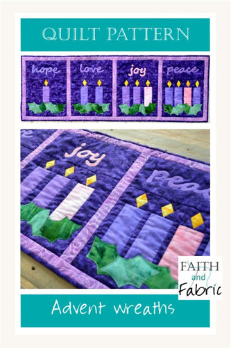 Advent Wreath Quilt & Table Runner Pattern