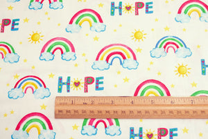 Rainbows & Sunshine Hope Cotton Fabric