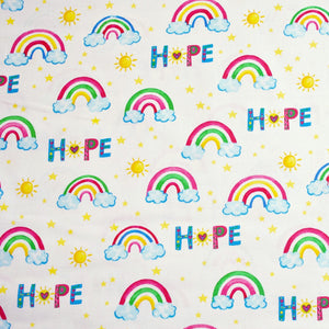 Rainbows & Sunshine Hope Cotton Fabric
