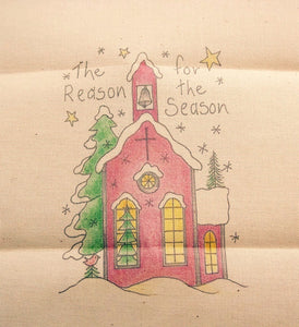 The Reason for the Season Embroidery Ornament Pattern Kit