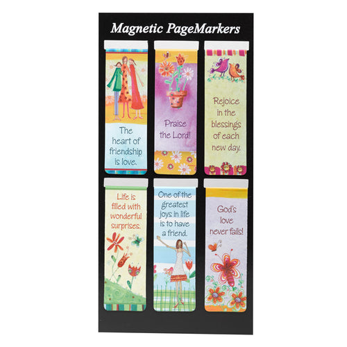 Praise The Lord Scripture Magnetic Bookmarks Set