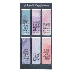 Scenic Scripture Magnetic Bookmarks Set
