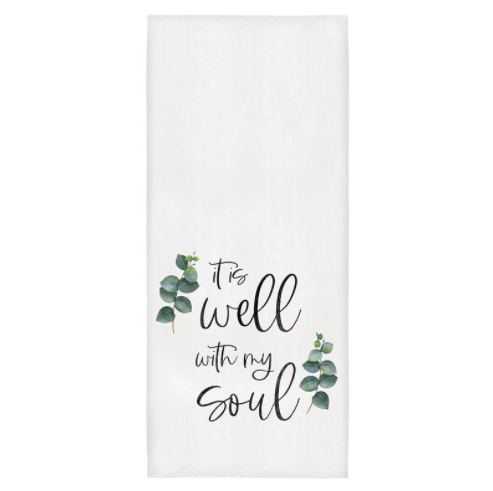 It Is Well With My Soul Cotton Tea Towel