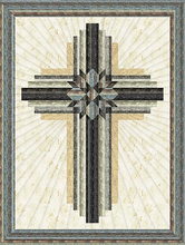 Reclaimed Wood Cross Quilt Pattern