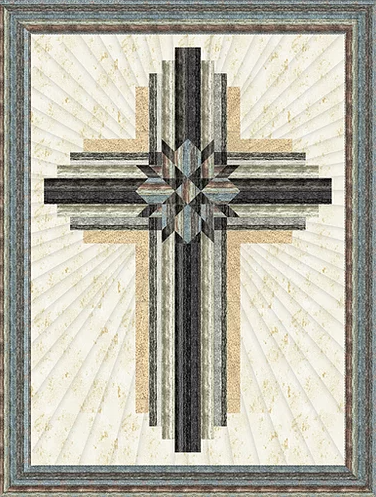 Quilted store Cross Wall Hanging