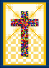Jeweled Cross Quilt Pattern