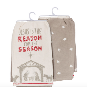 Jesus Is The Reason Cotton Tea Towel Set
