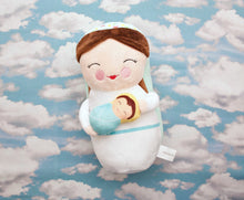 Shining Light Mother Mary & Baby Jesus Plush Doll