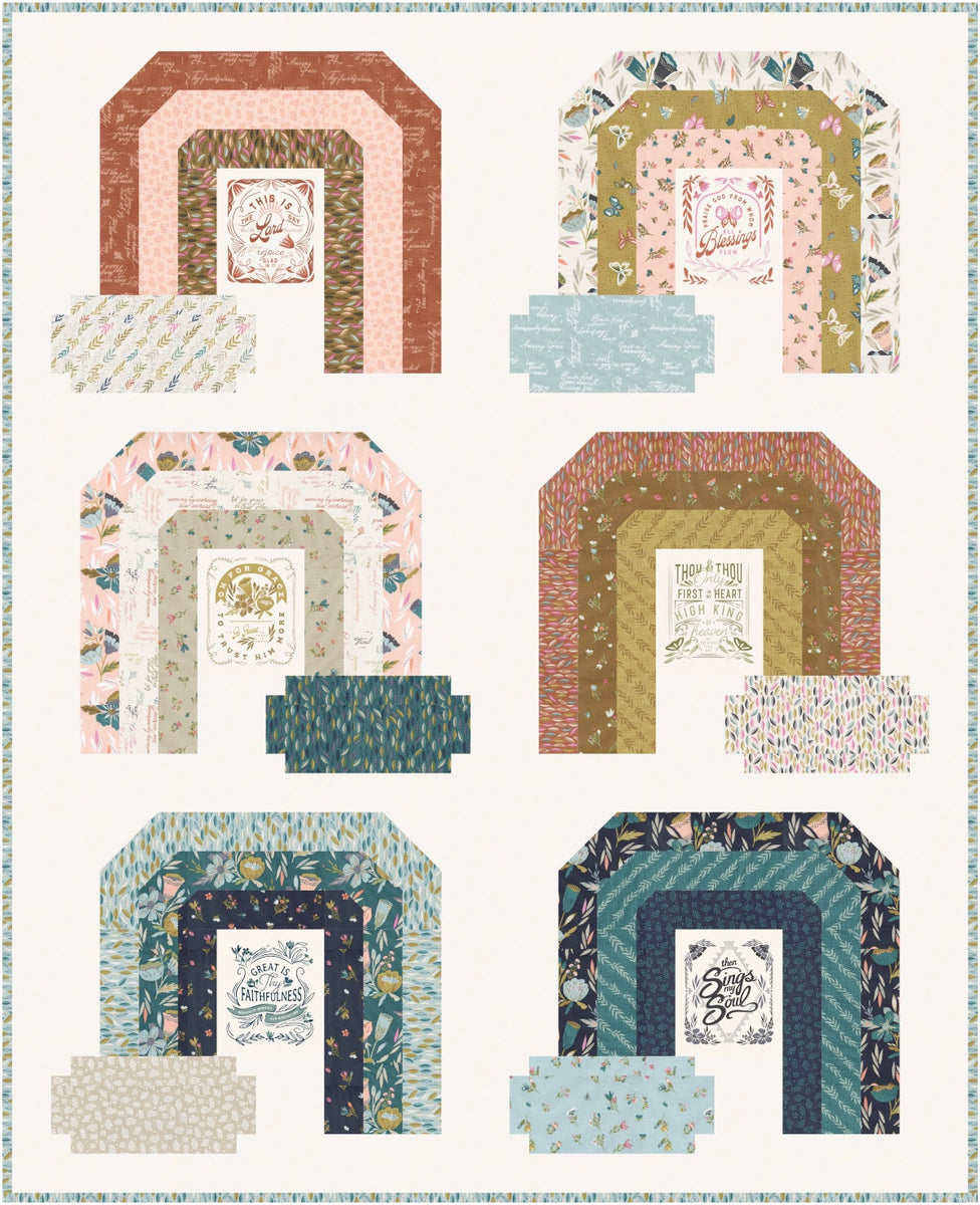 Moda Songbook Patterns Songbook A New Page Rainbow Quilt Pattern – Heavenly Fabric Shop