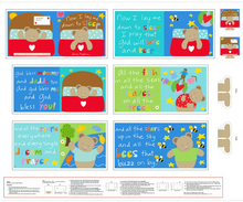 Huggable and Loveable Now I Lay Me Down To Sleep Prayer Soft Book Cotton Fabric Panel