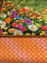 Our Father Ichthys Fish Orange Cotton Fabric