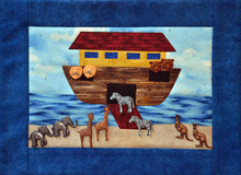 Two By Two Noah's Ark Mini Quilt Pattern Kit