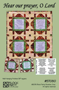 Hear Our Prayer Quilt Pattern & Fabric Panel Kit