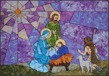 O Holy Night Impressionist Stained Glass Quilt Pattern
