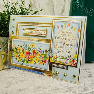 Spring Blessings Luxury Paper Craft Topper Set